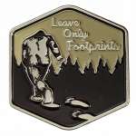 Leave Only Footprints - Lapel Pin - Paracay