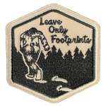 Leave Only Footprints - Patch