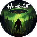 Humboldt UFO & Bigfoot - Vinyl Sticker (1 STICKER)