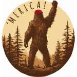 MERICA! - Vinyl Sticker (1 STICKER)