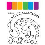 My First Painting Book: Dinosaurs - Book - Paracay