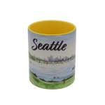 Seattle-scape - Ceramic Coffee Cup - paracay