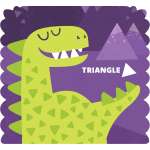 Books With Bumps: Dino Shapes - Book - Paracay
