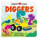 Dinos Love Diggers - Board Book