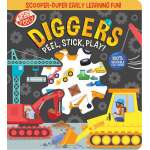 Easy Peely Diggers - Peel, Stick, Play! - Board Book