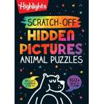 Scratch-Off Hidden Pictures Animal Puzzles - Book