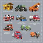 My Sticker Paintings: Trucks - Book - Paracay