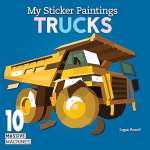 My Sticker Paintings: Trucks - Book
