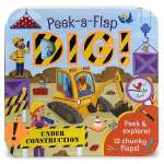 Peek-a-Flap Dig! - Board Book