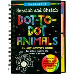 Dot-to-Dot Animals Scratch & Sketch - Book