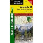 Yosemite Se, Ansel Adams Wilderness, California, USA - Map
