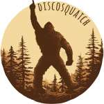 DiscoSquatch V2 - Vinyl Sticker (1 STICKER)