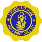 Honor the Blue - Vinyl Sticker (1 STICKER)