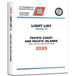 2025 USCG Light List VI: Pacific Coast and Pacific Islands - Book