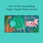 Baby Axolotl Finger Pupper Book - Book - Paracay