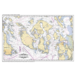 Placemat of San Juan Islands and Victoria, BC