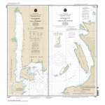 HISTORICAL NOAA Chart 17365: Woewodski and Eliza Hbrs.;Fanshaw Bay and Cleveland Passage