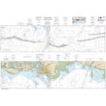 HISTORICAL NOAA Chart 11374: Intracoastal Waterway Dauphin Island to Dog Keys Pass