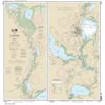 HISTORICAL NOAA Chart 11498: St. Johns River Lake Dexter to Lake Harney