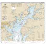 HISTORICAL NOAA Chart 12273: Chesapeake Bay Sandy Point to Susquehanna River