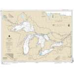 NOAA Chart 14500: Great Lakes: Lake Champlain to Lake of the Woods