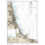 HISTORICAL NOAA Chart 14927: Chicago Lake Front;Gary Harbor