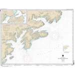 HISTORICAL NOAA Chart 16592: Kodiak Island Gull Point to Kaguyak Bay;Sitkalidak Passage