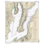 HISTORICAL NOAA Chart 18458: Hood Canal-South Point to Quatsap Point including Dabob Bay