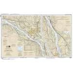 HISTORICAL NOAA Chart 18524: Columbia River Crims Island to Saint Helens