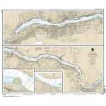 HISTORICAL NOAA Chart 18532: Columbia River Bonneville To The Dalles; The Dalles; Hood River