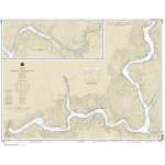 HISTORICAL NOAA Chart 18551: FRANKLIN D. ROOSEVELT LAKE Southern part