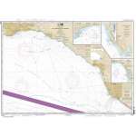 HISTORICAL NOAA Chart 18725: Port Hueneme to Santa Barbara;Santa Barbara;Channel Islands Harbor and Port Hueneme;Ventura