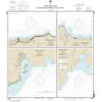 HISTORICAL NOAA Chart 19322: Harbors and Landings on the Northeast and Southeast Coasts of Hawai'i;Punalu'u Harbor;Honu'apo Bay;Honokaa Landing;Kukuihaele Landing