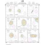 HISTORICAL NOAA Chart 81086: Plans in the Mariana Islands; Faraloon de Pajaros; Sarigan Island; Farallon de Medinilla; Ascuncion Island; Agrihan; Agrihan Anchorge; Alamagan Island; Guguan; Anatahan