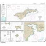 HISTORICAL NOAA Chart 83484: U.S. Possessions in Samoa Islands Manua Islands;Pago Pago Harbor;Tutuila Island;Rose Atoll;Swains Island