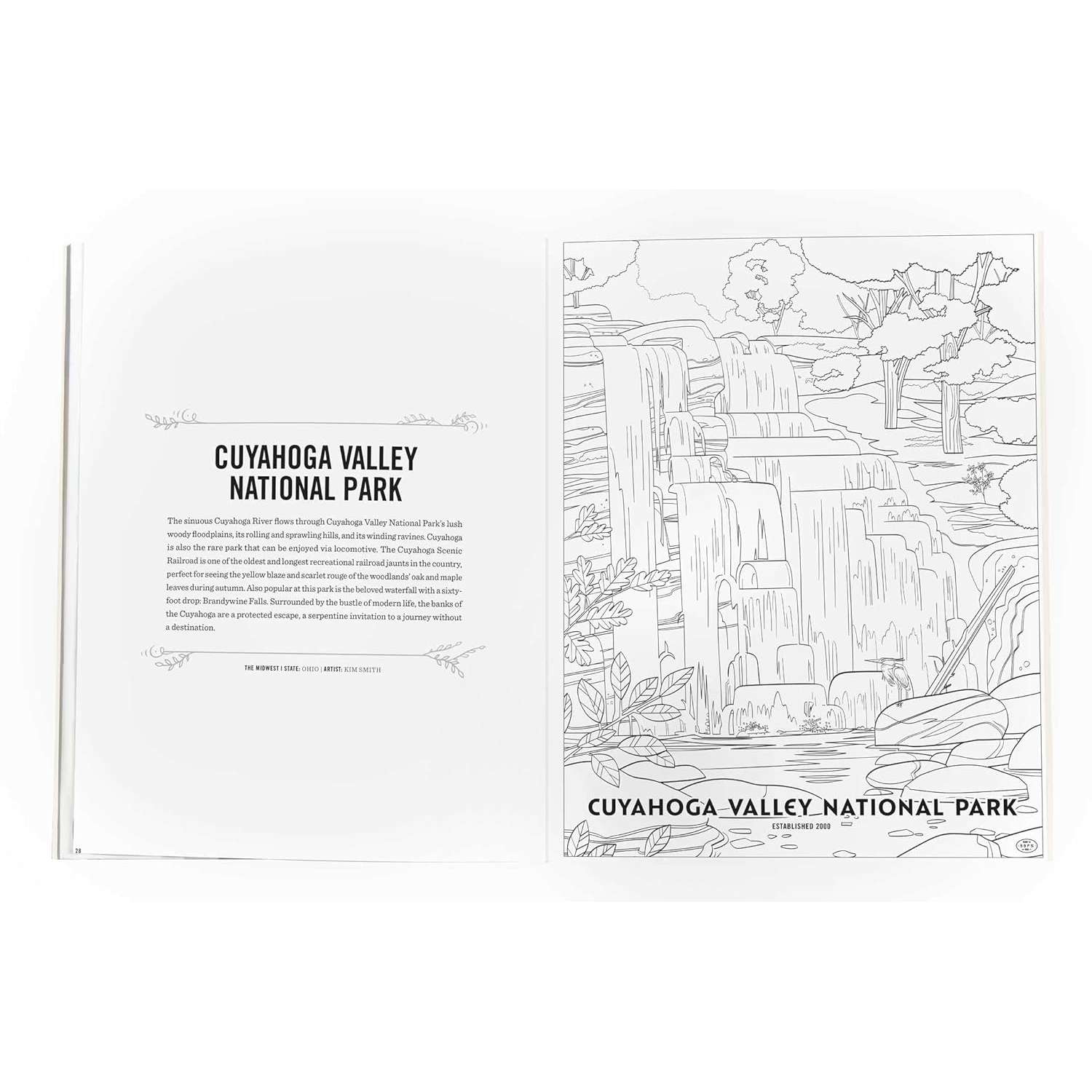 The Art of the National Parks - Coloring Book - Paracay