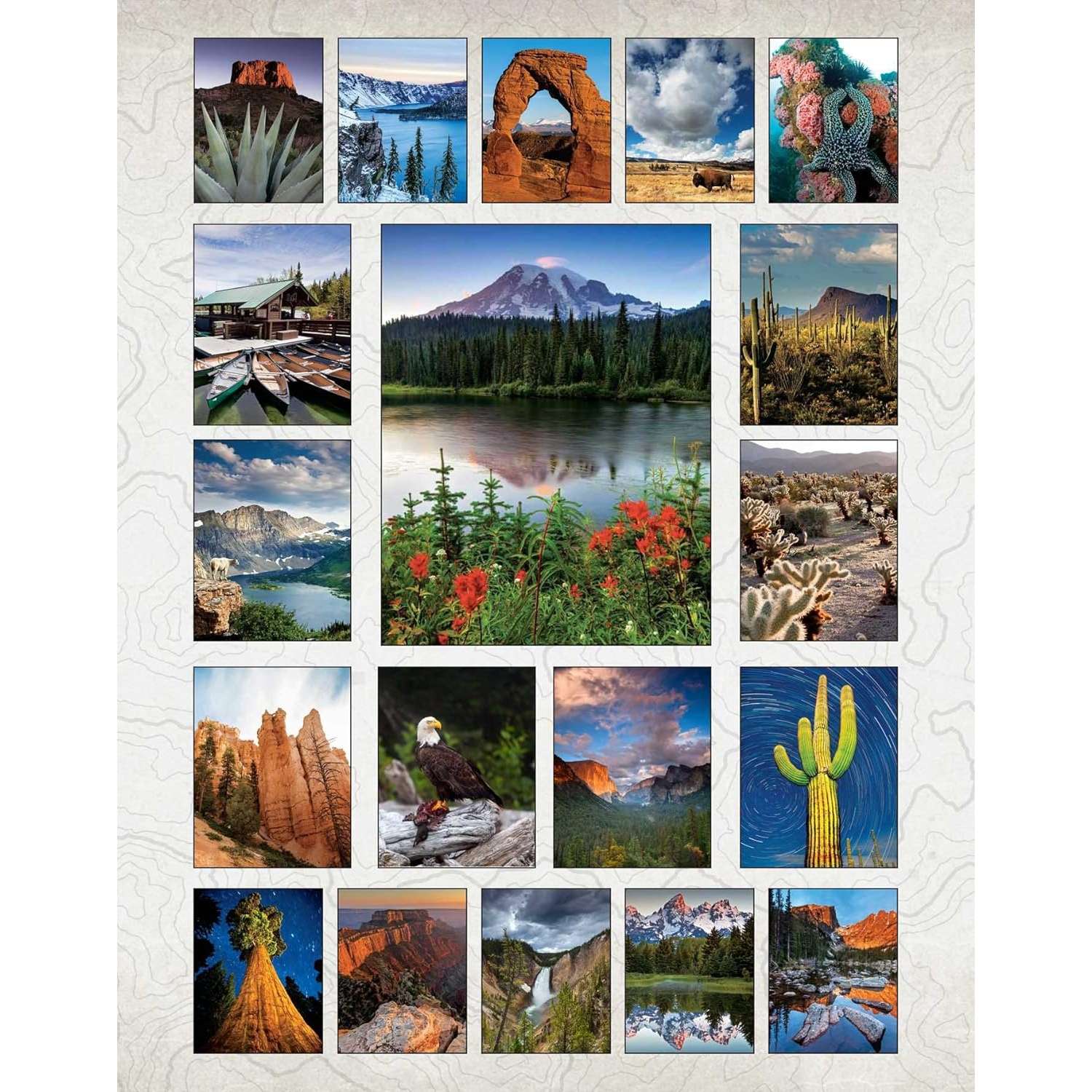 The National Parks Poster Coloring Book - Book - Paracay