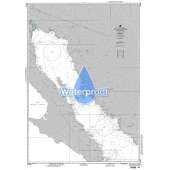 Region 2 - Central, South America :Waterproof NGA Chart 21008: Golfo de California Northern Part