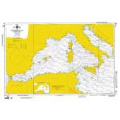 Miscellaneous International :NGA Chart 301: Mediterranean Sea Western Part