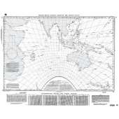 NGA Chart 74: Great Circle Sailing Chart of Indian Ocean