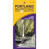 Oregon Travel & Recreation Guides :Portland / Willamette Valley Road & Recreation Map