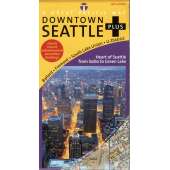 Washington Travel & Recreation Guides :Downtown Seattle Plus Road, Recreation & Transit Map, 13th Edition