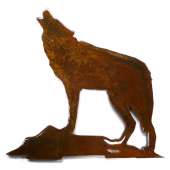 Wolf on Rocks MAGNET