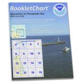 NOAA BookletChart 12208: Approaches to Chesapeake Bay