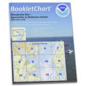 NOAA BookletChart 12278: Chesapeake Bay Approaches to Baltimore Harbor