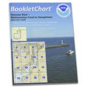 HISTORICAL NOAA BookletChart 12289: Potomac River Mattawoman Creek to Georgetown;Washington Harbor, Handy 8.5" x 11" Size. Paper Chart Book Designed for use Aboard Small Craft