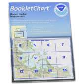 NOAA BookletChart 13270: Boston Harbor, Handy 8.5" x 11" Size. Paper Chart Book Designed for use Aboard Small Craft