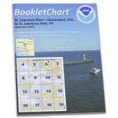 HISTORICAL NOAA BookletChart 14773: Gananoque: ONT.: to St. Lawrence Park. N.Y.