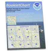 HISTORICAL NOAA BookletChart 17300: Stephens Passage to Cross Sound: Including Lynn Canal