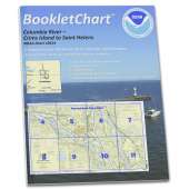 HISTORICAL NOAA BookletChart 18524: Columbia River Crims Island to Saint Helens